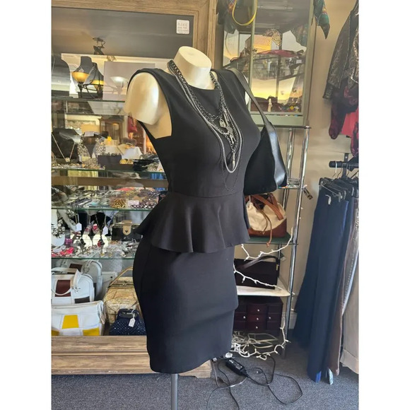 Alice and Olivia Black Mini Dress - Picture 3 of 7